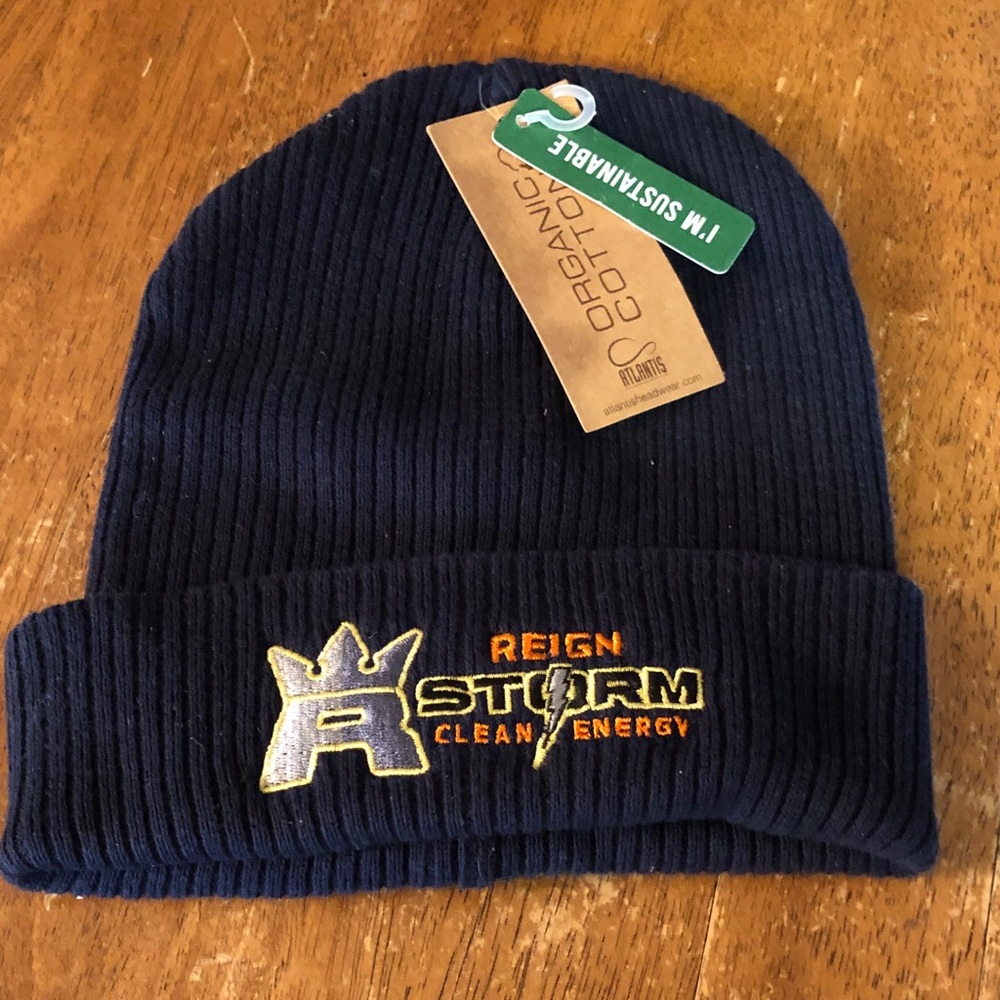 Reign Navy Blue Beanie Hat. New with tag.